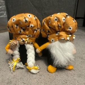 Handcrafted Gnome Plush Set - Yellow and Black